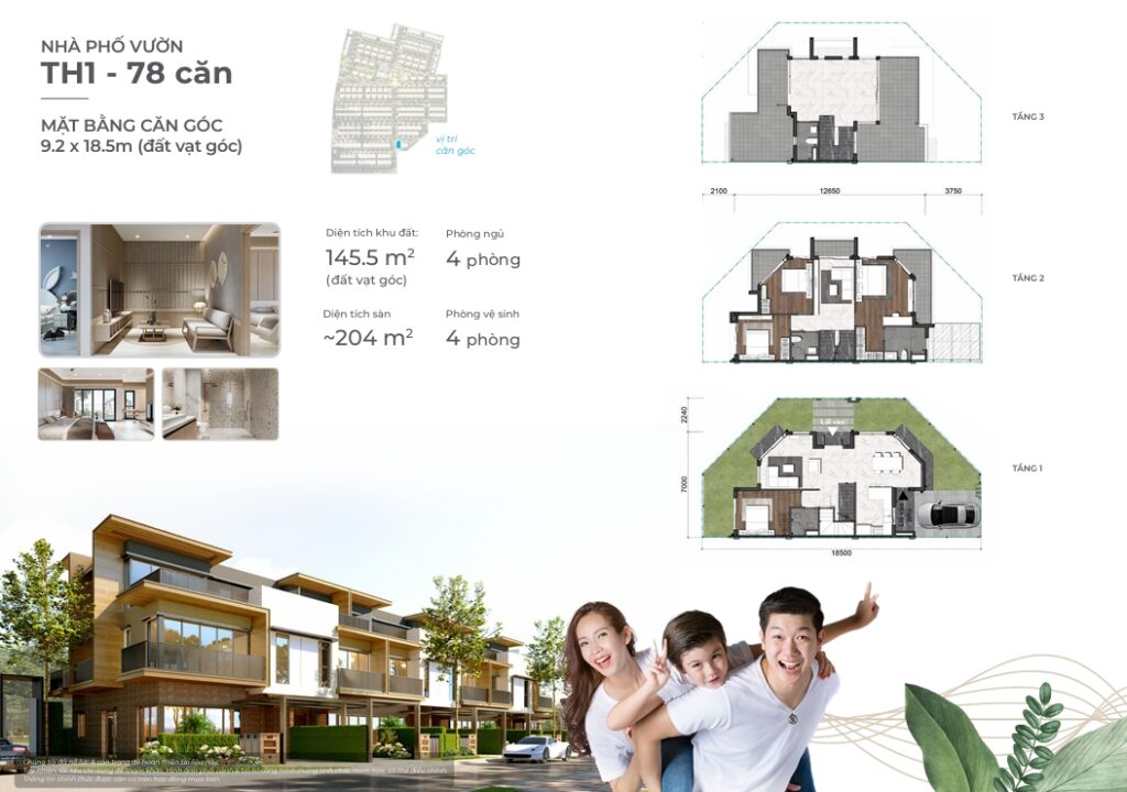 layout mẫu nhà izumi